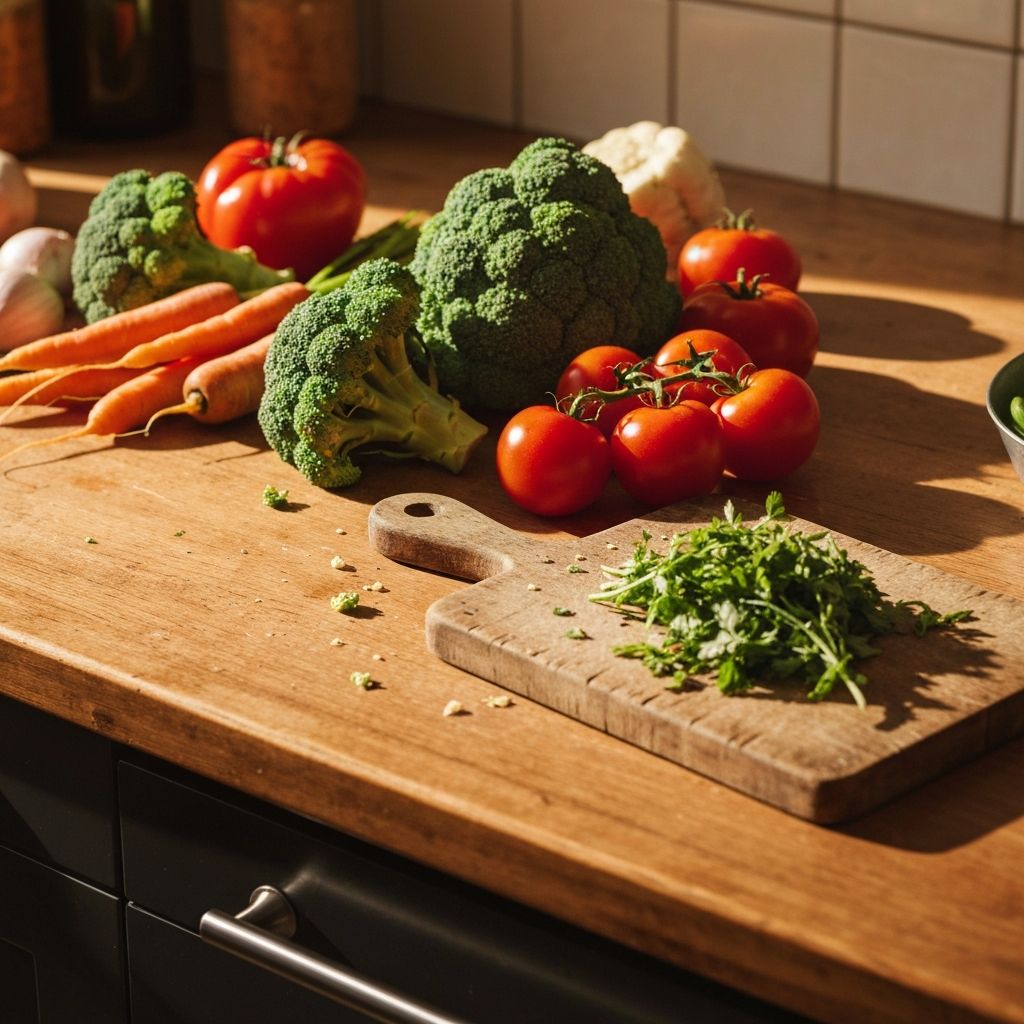 Alltägliche Lebensmittelauswahl